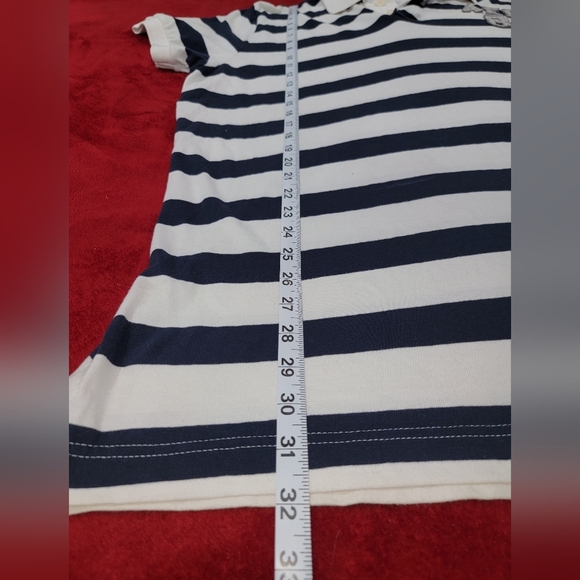 Aeropostale Classic Blue and White Polo Shirt - Picture 6 of 7